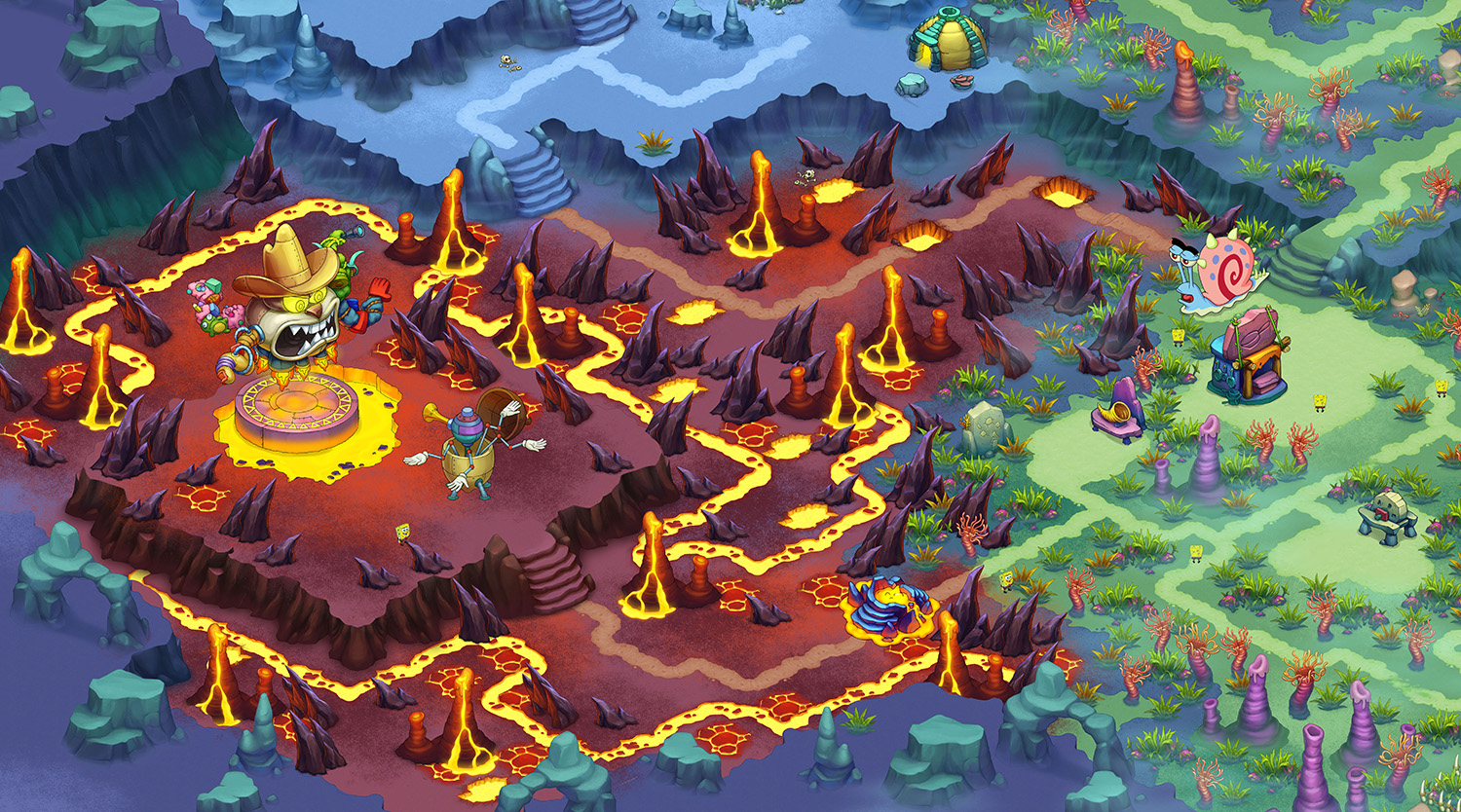 SpongeBob Primordial Map