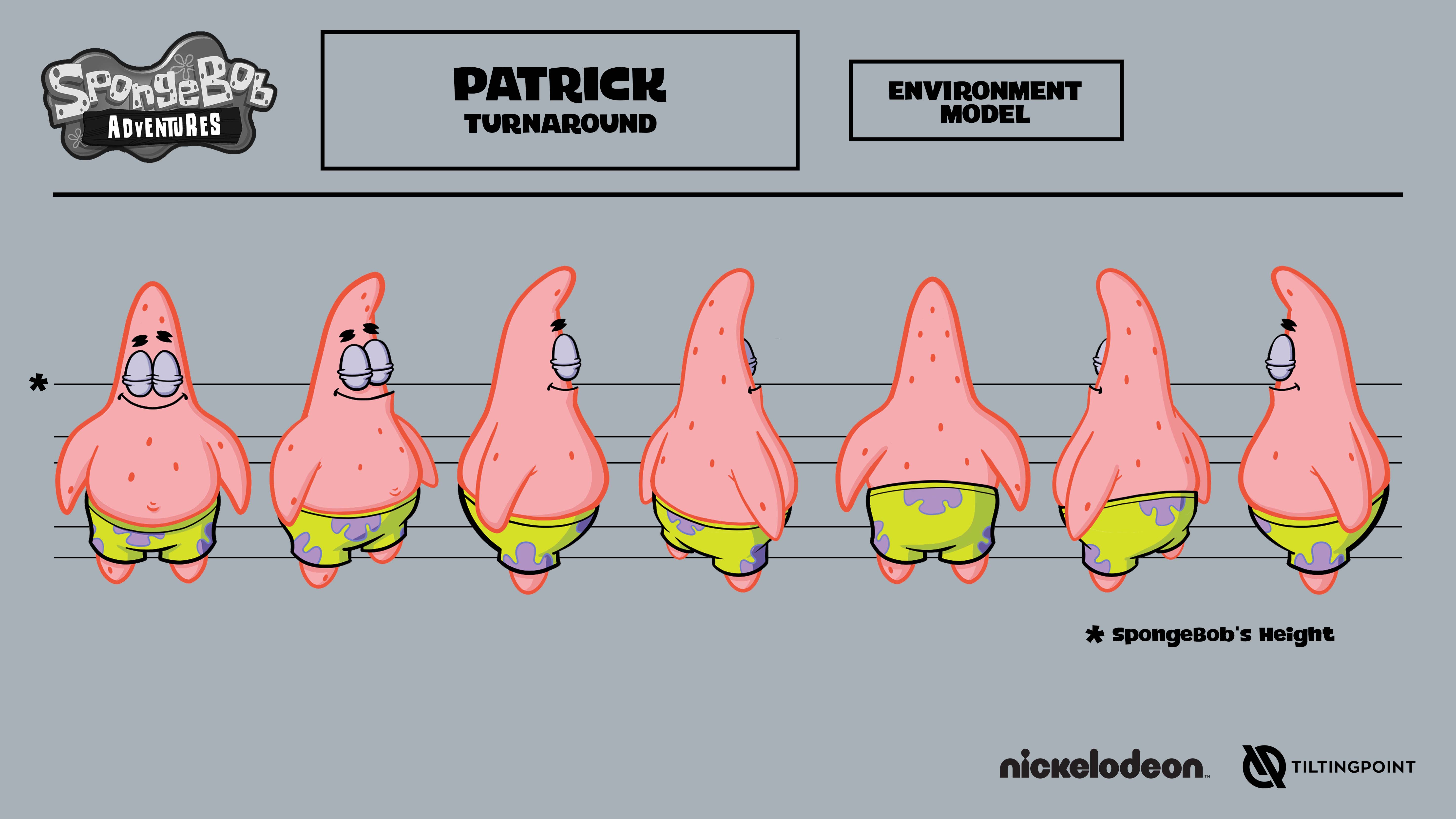 Patrick Character Turnaround