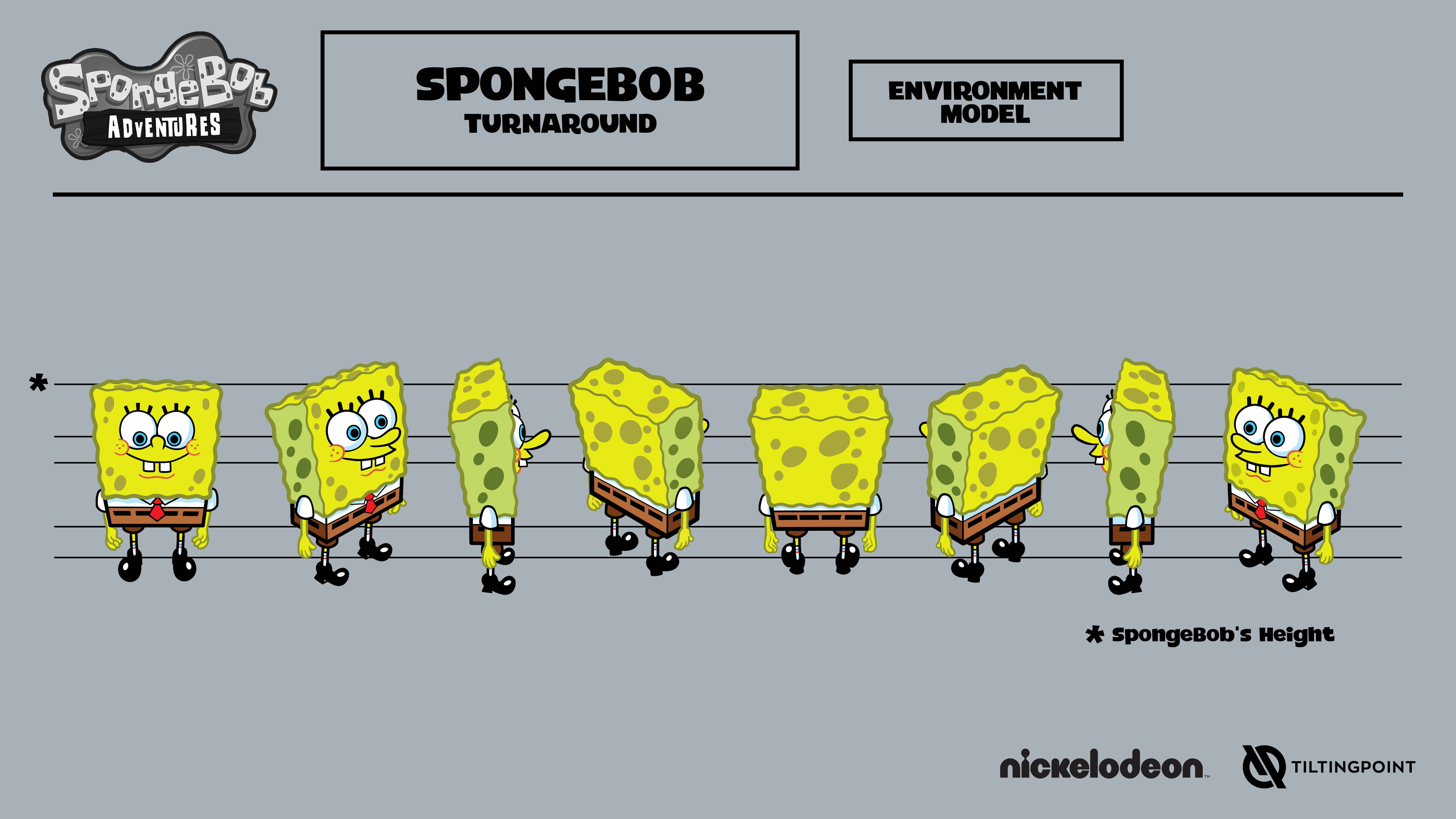 SpongeBob Character Turnaround
